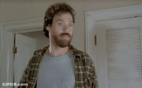 Bearded Man Giving Middle Finger Saying Is Like Oatmeal GIF