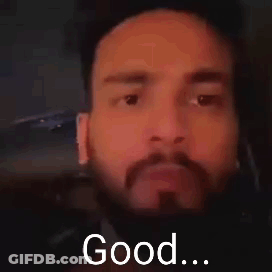 Bearded Man Giving Thumbs Up GIF