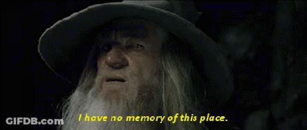Bearded Man Hat Says No Memory Of This Place GIF