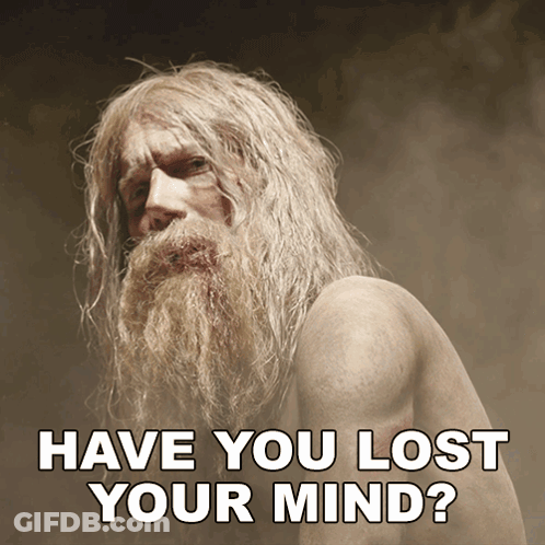Bearded Man Have You Lost Your Mind GIF