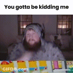 Bearded Man Headphones Hat Table Toys GIF