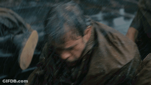 Bearded Man Holding Another Man's Arm With Pull GIF