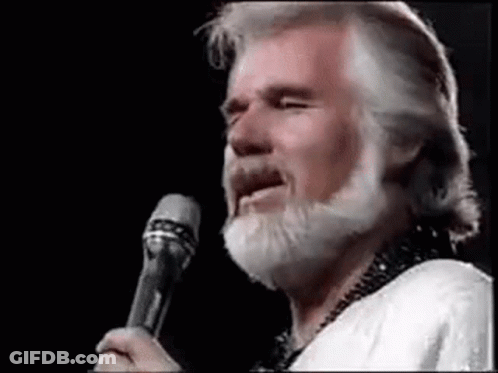 Bearded Man Holding Microphone GIF