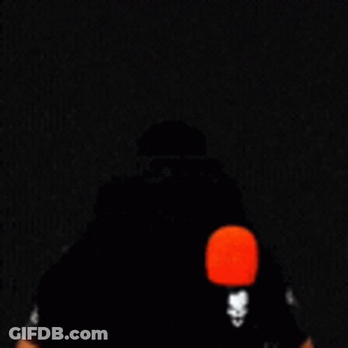 Bearded Man Holding Microphone GIF