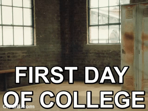 Bearded Man Holding Spear In Front Of Crowd GIF