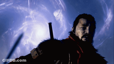 Bearded Man Holding Sword GIF