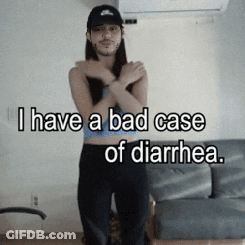 Bearded Man I Have Bad Case Diarrhea GIF