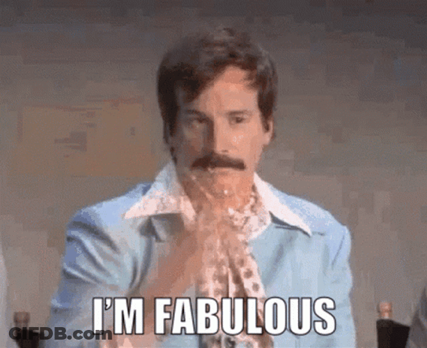 Bearded Man I'm Fabulous GIF