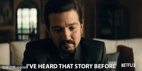 Bearded Man I've Heard That Story Before Netflix GIF