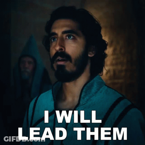Bearded Man I Will Lead Them GIF