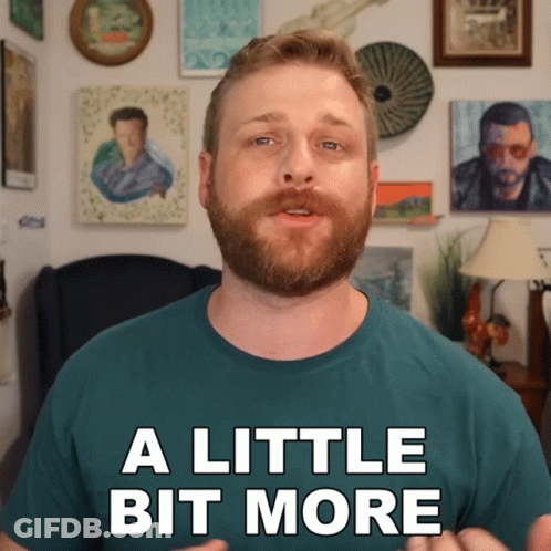 Bearded Man In A Little Bit More Shirt GIF