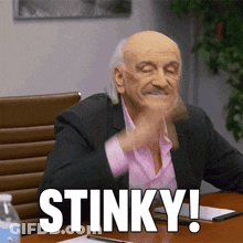 Bearded Man In Bandana And Black Leather Jacket GIF
