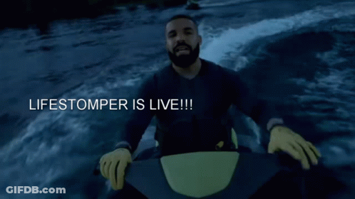 Bearded Man In Black Chrome Hearts Shirt GIF