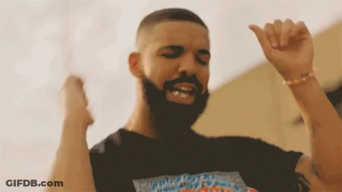Bearded Man In Black Floral Print Shirt GIF