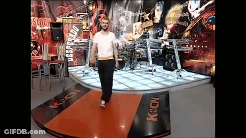 Bearded Man In Black Jacket And White Shirt Clapping GIF