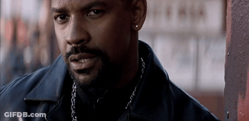 Bearded Man In Black Leather Jacket And Chain GIF