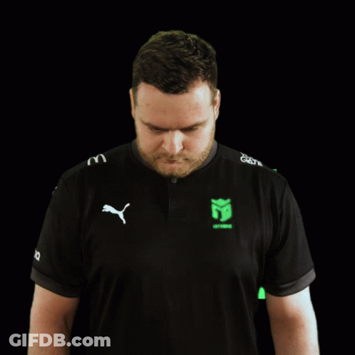 Bearded Man In Black Puma Shirt GIF