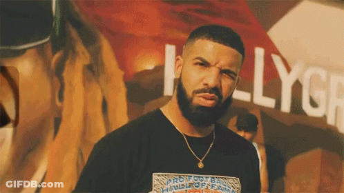 Bearded Man In Black Shirt Protect The King Of Rap GIF