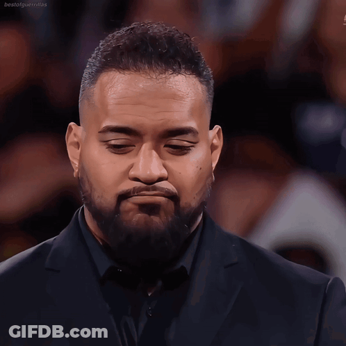 Bearded Man In Black Suit And Black Shirt GIF