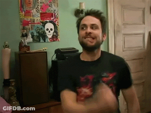 Bearded Man In Black T-Shirt With Skull GIF