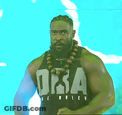 Bearded Man In Black Tank Top Saying Oka GIF