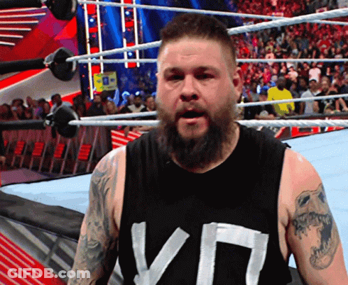 Bearded Man In Black Tank Top VD GIF