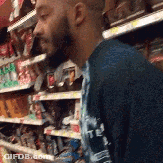 Bearded Man In Blue Shirt Saying T.E.I GIF