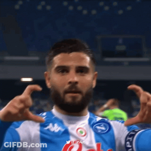 Bearded Man In Blue White Jersey With N GIF