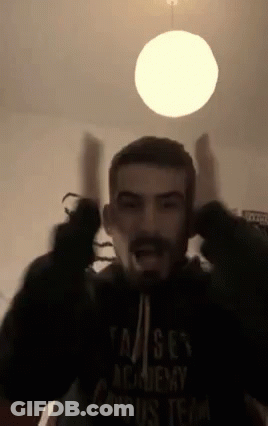 Bearded Man In Campus Team Hoodie GIF