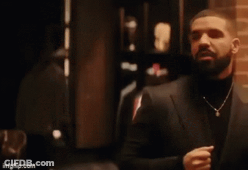 Bearded Man In Car Covering Mouth Drake Better GIF
