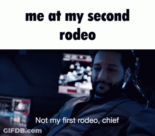 Bearded Man In Car Me At My Second Rodeo GIF