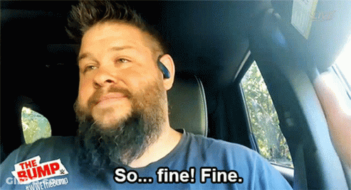 Bearded Man In Car So Fine Fine GIF