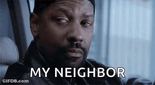 Bearded Man In Car With My Neighbor GIF
