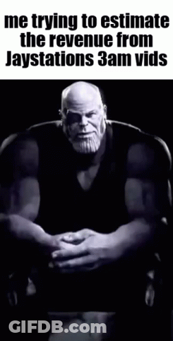 Bearded Man In Chair With Hands Folded In Front Of Black Background GIF