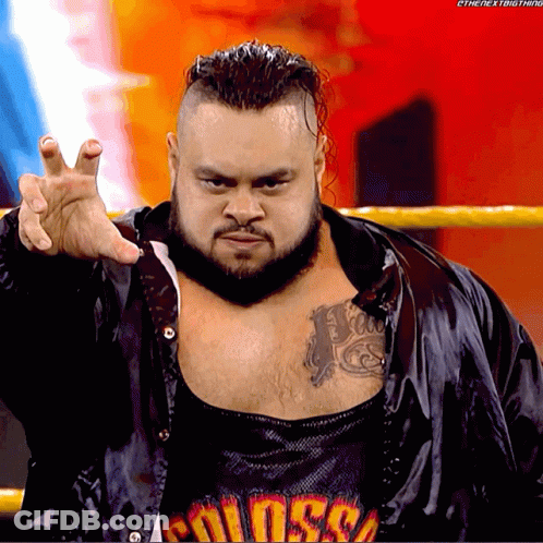 Bearded Man In Colossal Shirt GIF