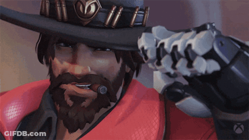 Bearded Man In Cowboy Hat And Red Jacket GIF