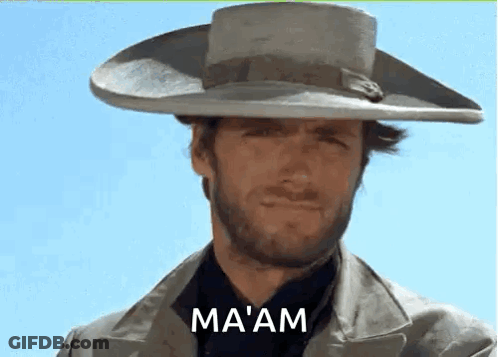 Bearded Man In Cowboy Hat Making Funny Face GIF