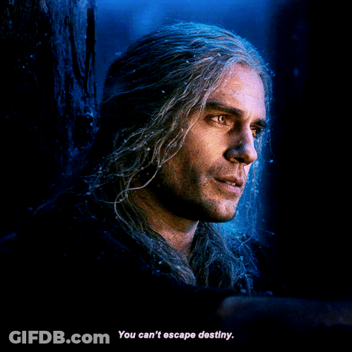 Bearded Man In Dark Saying Your Fate Is Set And You Cannot Escape It GIF
