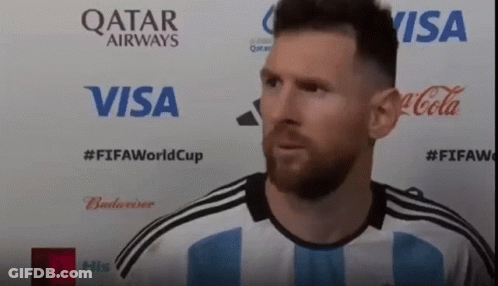 Bearded Man In Front Of Visa Wall GIF