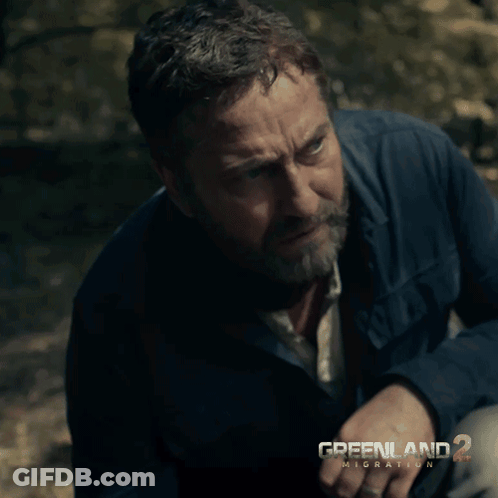 Bearded Man In Greenland 2 Film Advertisement GIF