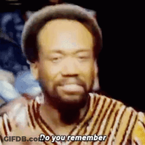 Bearded Man In Hat And Striped Shirt Asking Do You Remember GIF
