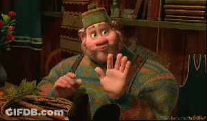 Bearded Man In Hat And Sweater Waving GIF