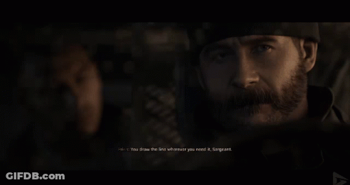 Bearded Man In Hat Looking At Something GIF
