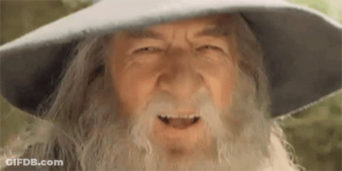 Bearded Man In Hat Making Funny Face GIF