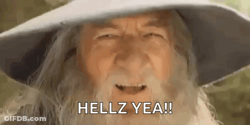 Bearded Man In Hat Saying Hellz Yea GIF