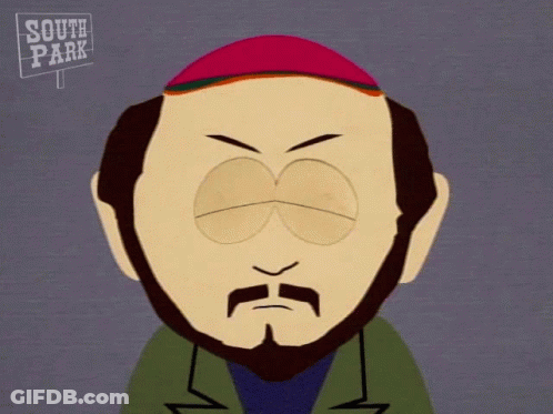 Bearded Man In Hat Saying South Park GIF