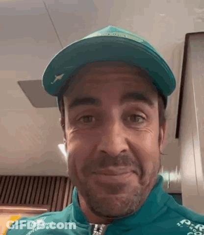 Bearded Man In Hat Smiling GIF