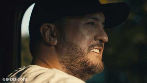 Bearded Man In Hat Smiling GIF