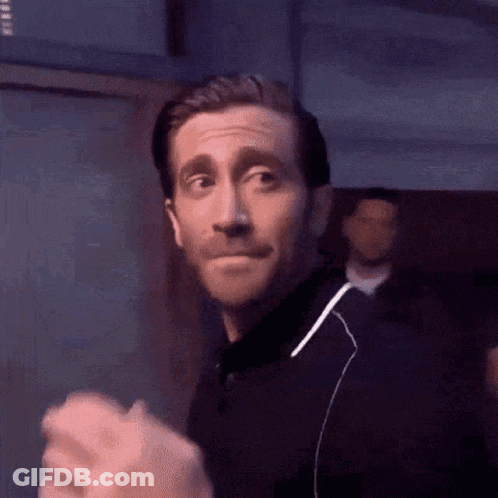 Bearded Man In Headphones Making Funny Face GIF