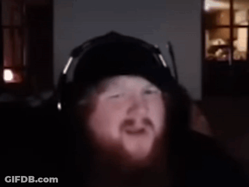 Bearded Man In Headphones Saying I'm Good GIF